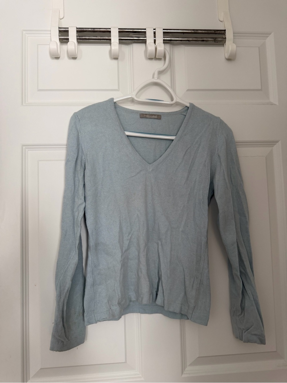 Patagonia Women’s Pale Blue V-Neck Long Sleeve Top